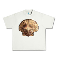 Pistachio Japanese Scallop Shell Urban Heavy Tee - LillyAllenDesigns
