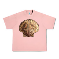 Salmon Japanese Scallop Shell Urban Heavy Tee - LillyAllenDesigns