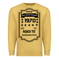 Antique Gold vintage quality without compromise 1970 Premium Sweatshirt - Bettercallsaul