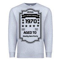 Heather Grey vintage quality without compromise 1970 Premium Sweatshirt - Bettercallsaul