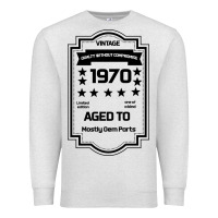 Oatmeal Heather vintage quality without compromise 1970 Premium Sweatshirt - Bettercallsaul