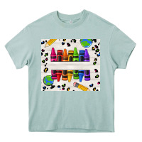 Arona Personalized Crayons Heavy Core Tee - texasbilliewilder