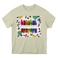 Mossy Personalized Crayons Heavy Core Tee - texasbilliewilder