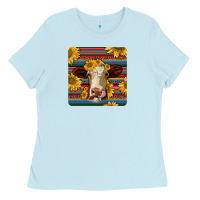 Serape Hereford Coaster Ladies Tee | Teevron