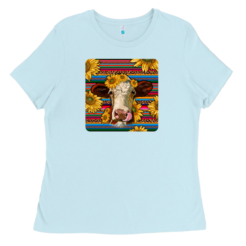 Serape Hereford Coaster Ladies Tee by JahusDesignShop | Teevron