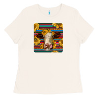 Bone serape hereford coaster Ladies Tee - JahusDesignShop