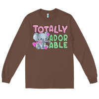 Chestnut totally adorable Long Sleeve Tee - MaliasSmallBusiness