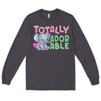 Smoke totally adorable Long Sleeve Tee - MaliasSmallBusiness