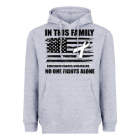 Heather Grey No One Fights Alone Pancreatic Cancer Awareness Heavyweight Hoodie - Bettercallsaul