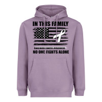 Lavender No One Fights Alone Pancreatic Cancer Awareness Heavyweight Hoodie - Bettercallsaul
