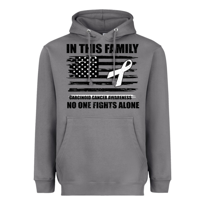 No One Fights Alone Pancreatic Cancer Awareness Heavyweight Hoodie by Bettercallsaul | Teevron