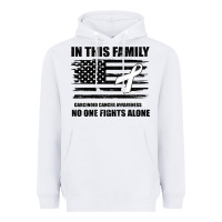 White No One Fights Alone Pancreatic Cancer Awareness Heavyweight Hoodie - Bettercallsaul