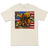 Bone Army USA lag leopard camouflage sunflower 20oz Premium Tee - Neo Western