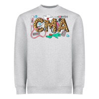 Heather Grey Western Certified Medical Assistant Heavyweight Sweatshirt - LillyAllenDesigns