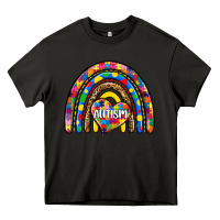 Asphalt autism rainbow Heavy Core Tee - Zillion Design Studio