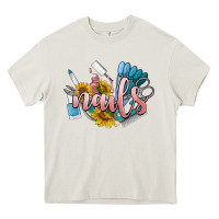 Cream nails Heavy Core Tee - BarkalooDesign