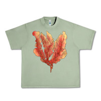 Oil Green pink venus fan sea coral Urban Heavy Tee - LillyAllenDesigns