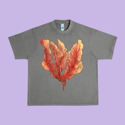 Pink Venus Fan Sea Coral Urban Heavy Tee Designed By Lillyallendesigns