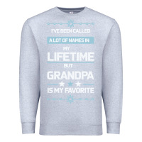 Heather Grey I VE BEEN CALLED GRANDPA -may favorite grandpa Premium Sweatshirt - Bettercallsaul
