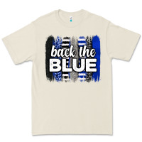 Bone Back the blue brushstrokes Premium Tee - Neo Western