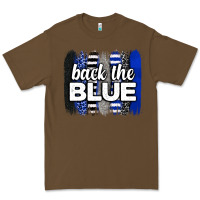 Back The Blue Brushstrokes Premium Tee | Teevron