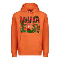 Carrot Christmas Mama Elf Premium Hoodie - NancyCooperArtShop
