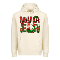Tofu Christmas Mama Elf Premium Hoodie - NancyCooperArtShop