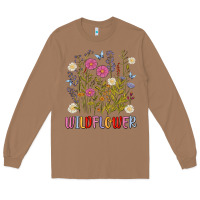 Toasted Coconut wildflower malias Long Sleeve Tee - MaliasSmallBusiness