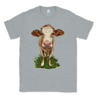 Heather Grey simmental heifer Classic Tee - LillyAllenDesigns