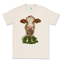 Natural simmental heifer Classic Tee - LillyAllenDesigns