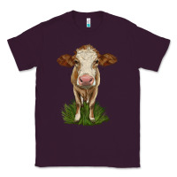 Plum simmental heifer Classic Tee - LillyAllenDesigns