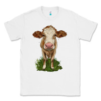 White simmental heifer Classic Tee - LillyAllenDesigns
