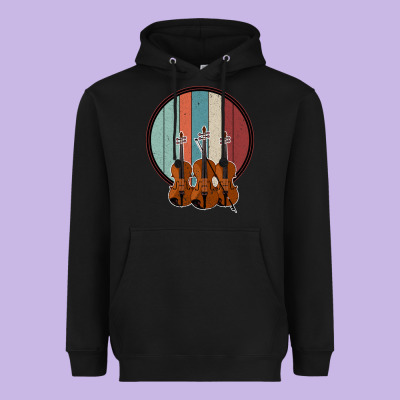 Violin Vintage Heavyweight Hoodie Designed By Bettercallsaul