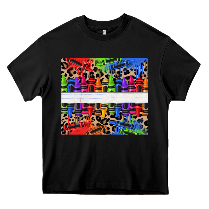 Personalized Crayons Heavy Core Tee by texasbilliewilder | Teevron