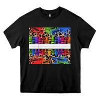Black Personalized crayons Heavy Core Tee - texasbilliewilder