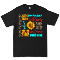 Black sunflower sunshine Premium Tee - AdoDesignShop