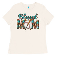 Bone western blessed mom with baseball Ladies Tee - texasbilliewilder