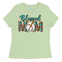 Matcha western blessed mom with baseball Ladies Tee - texasbilliewilder