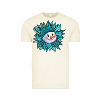 Vintage Arctic cute snowman winter sunflower Vintage Tee - Jasminsmagicworld