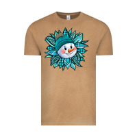 Vintage Camel cute snowman winter sunflower Vintage Tee - Jasminsmagicworld
