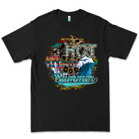 Black hot mom summer Premium Tee - SublimationCraftShop