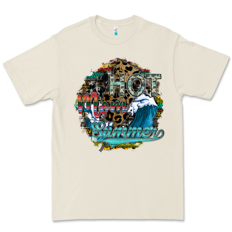 Hot Mom Summer Premium Tee by SublimationCraftShop | Teevron