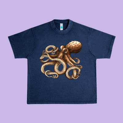 Octopus Urban Heavy Tee Designed By Lillyallendesigns