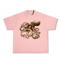 Salmon octopus Urban Heavy Tee - LillyAllenDesigns