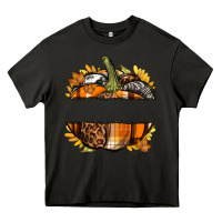 Asphalt Personalized Fall Pumpkin Heavy Core Tee - texasbilliewilder