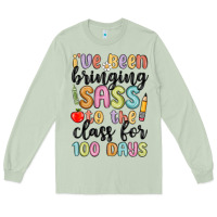 Matcha i ve been bringing sass to the class for 100 days Long Sleeve Tee - MaliasSmallBusiness
