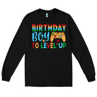 Black birthday boy to level up Long Sleeve Tee - JahusDesignShop