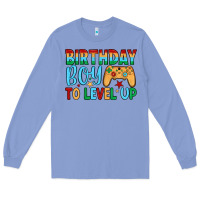 Colony Blue birthday boy to level up Long Sleeve Tee - JahusDesignShop