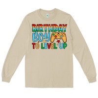 Mushroom birthday boy to level up Long Sleeve Tee - JahusDesignShop