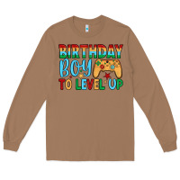 Toasted Coconut birthday boy to level up Long Sleeve Tee - JahusDesignShop
